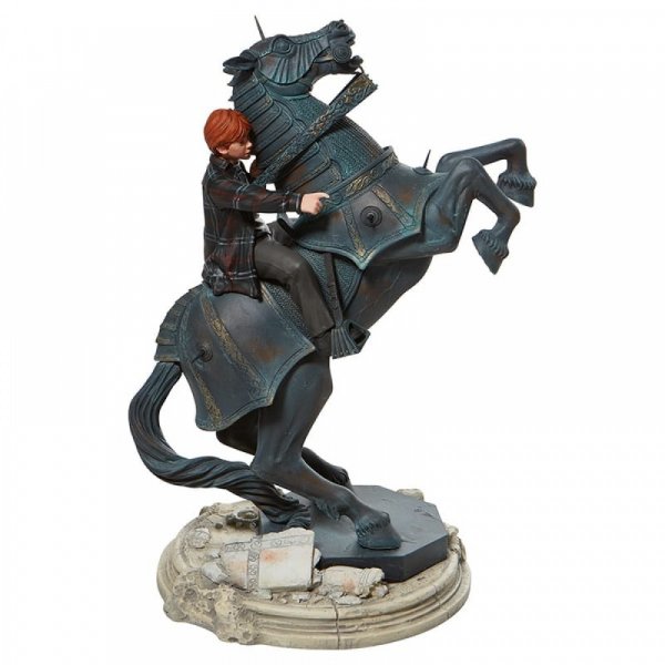 Harry Potter Ron on a Chess Horse Masterpiece Figurine