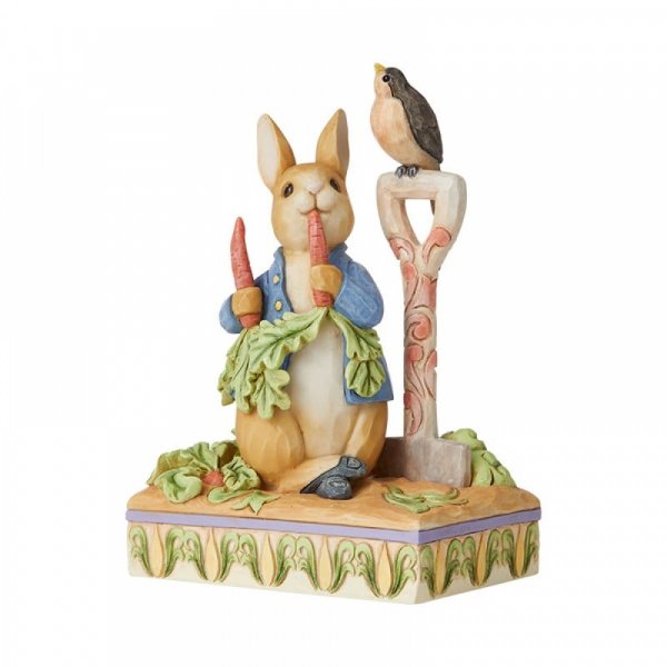 Jim Shore Beatrix Potter …then he ate some radishes (Peter Rabbit Figurine) - 6008743