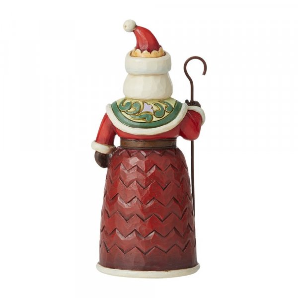 Jim Shore Heartwood Creek Pint Sized santa with Holly Figurine