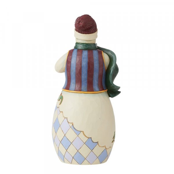 Jim Shore Heartwood Creek Snowman Holding Nativity Creche Figurine