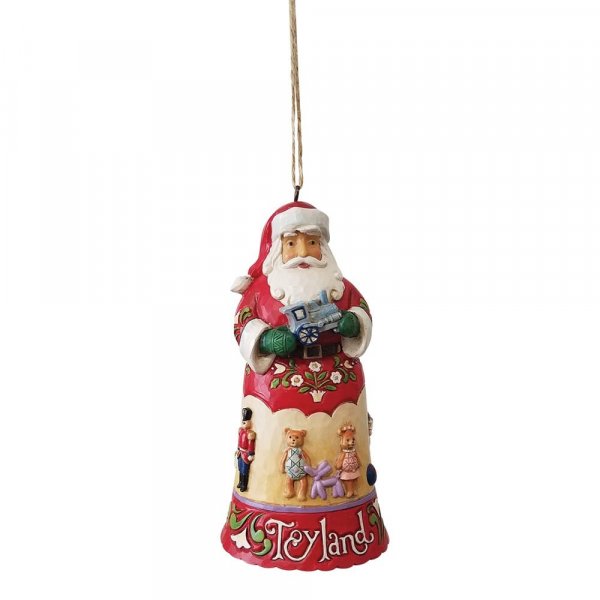 Jim Shore Heartwood Creek Toyland Santa Hanging Ornament