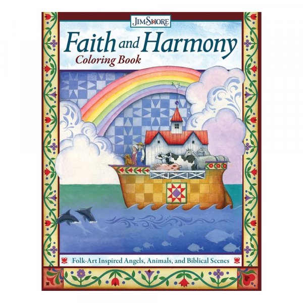 Jim Shore Faith and Harmony Colouring Book