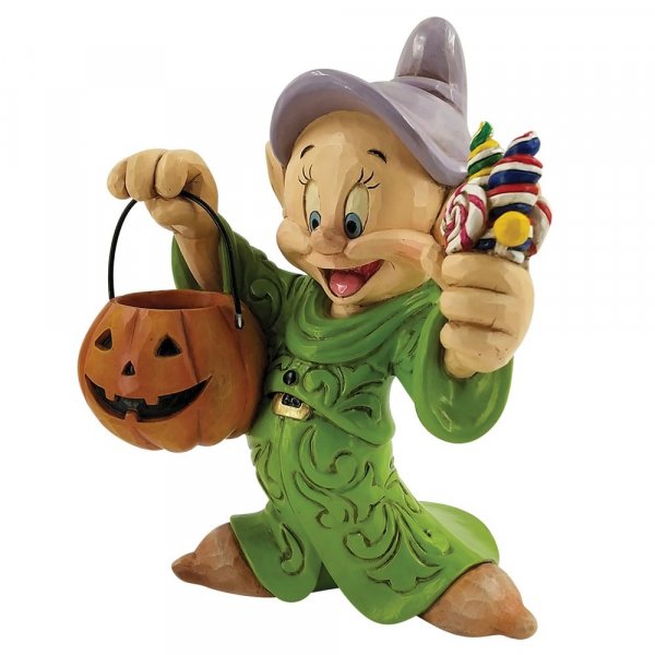 Disney Traditions Cheerful Candy Collector - Dopey Trick-or-Treating Figurine