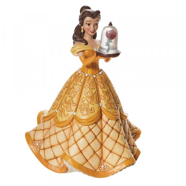 Jim Shore Disney Traditions A Rare Rose (Belle Deluxe Figurine)