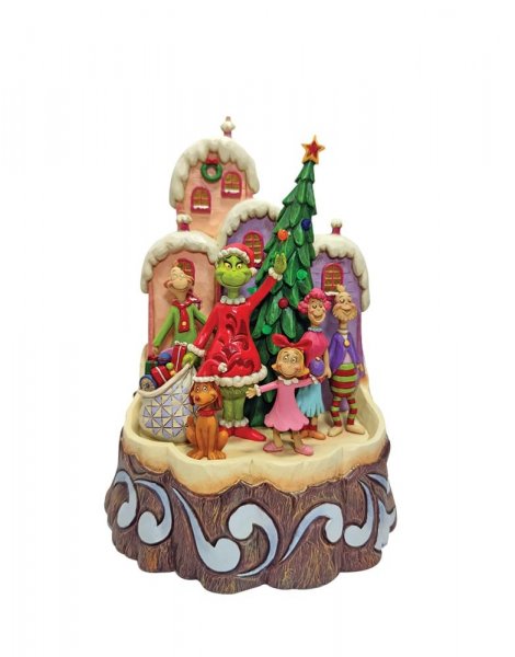 Grinch Carved by Heart Figurine - The Grinch by Jim Shore - 6008890