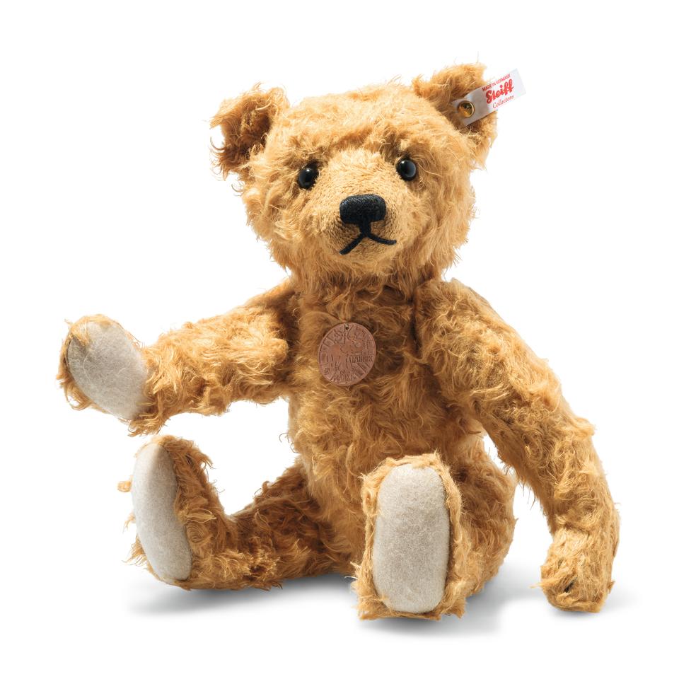 Steiff Teddybear Linus 35 red brown