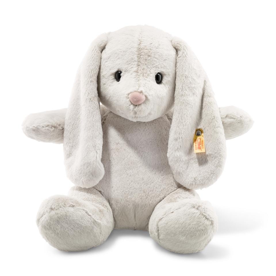 Steiff Hoppie rabbit, light grey 38cm