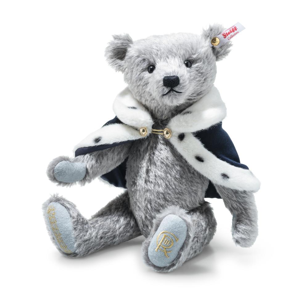 Teddy bear 31 RMS grey King Charles