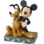 Jim Shore Disney Traditions Best Pals (Mickey and Pluto Figurine)