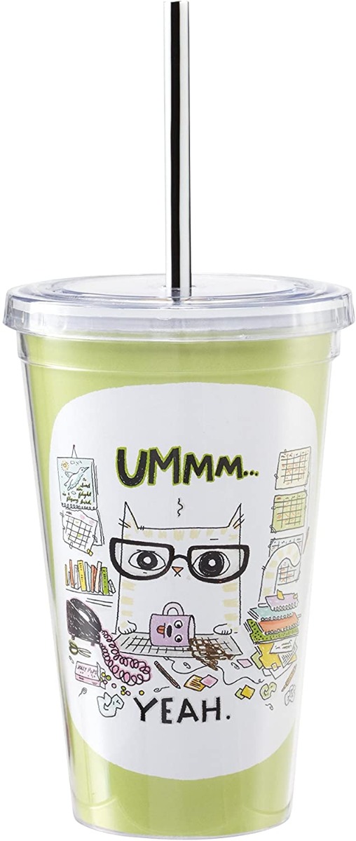 Enesco Cats @ Work Ummm Yeah Drinking Cup - 4048928