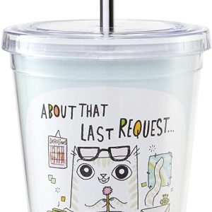 Enesco Cats @ Work Last Request Drinking Cup - 4048931