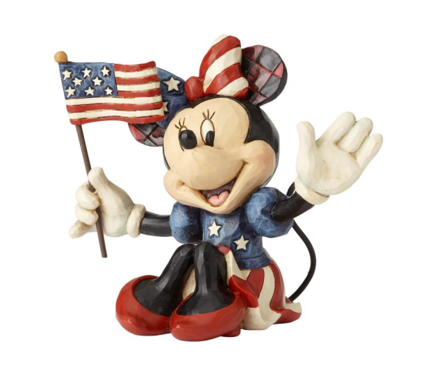 Jim Shore Disney Traditions Minnie Patriotic (Minnie Mini Figurine)