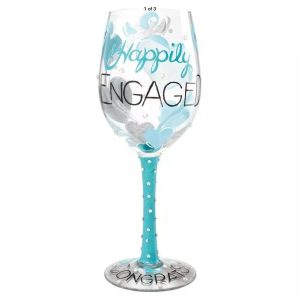 Lolita Happily Engaged Wine Glass - 4056855