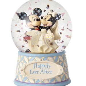 Jim Shore Disney Traditions Happily Ever After (Mickey and Minnie Waterball)