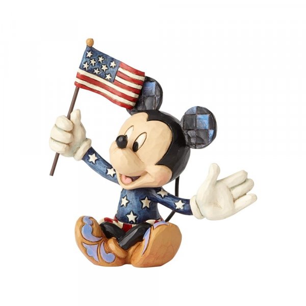 Jim Shore Disney Traditions Mickey Patriotic (Mickey Mini Figurine)