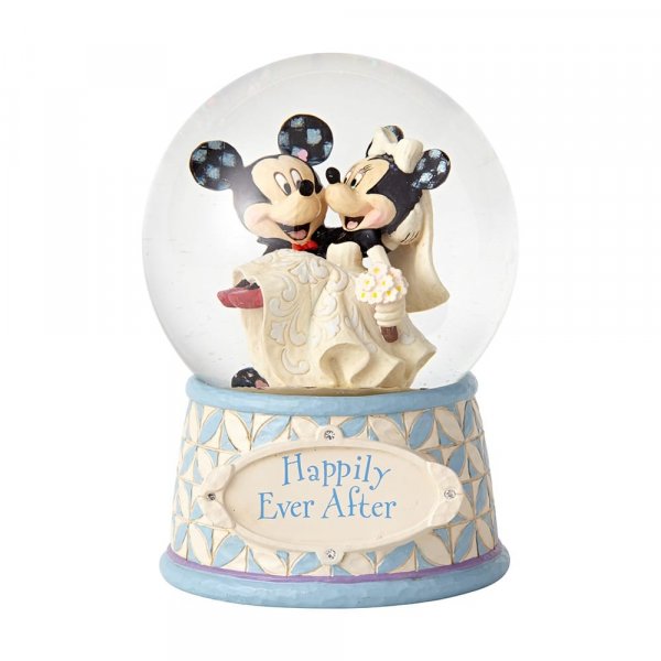 Jim Shore Disney Traditions Happily Ever After (Mickey and Minnie Waterball)