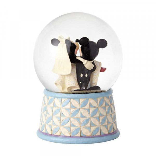 Jim Shore Disney Traditions Happily Ever After (Mickey and Minnie Waterball)