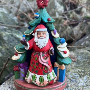 Jim Shore Heartwood Creek Santa With Tree