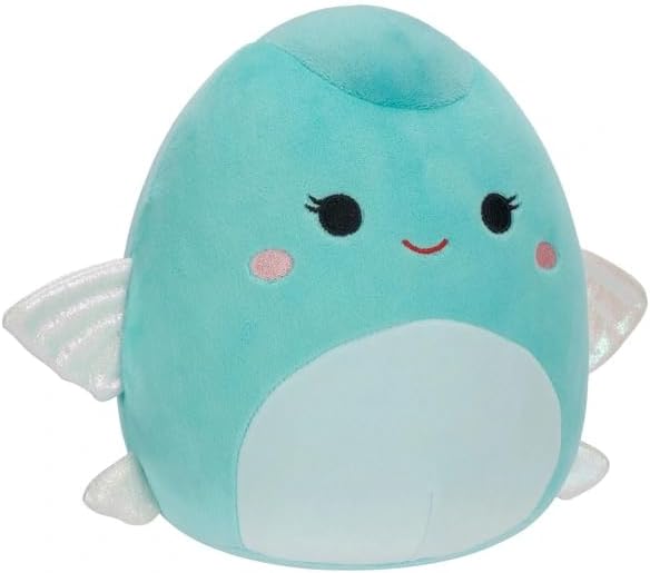 Squishmallows 7.5 Inch Plush, Bette The Flying Fish