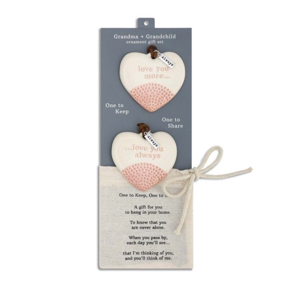 Grandma One to Keep, One to Share Ornament Set