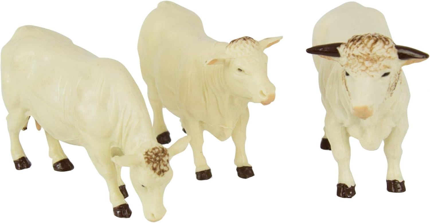 Britains Pack Of 3 Charolais Cows