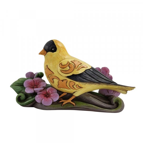 Jim Shore Heartwood Creek Goldfinch Figurine