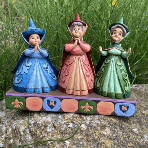 Jim Shore Disney Traditions Royal Guests (Three Fairies Figurine) - Signed by Jim Shore