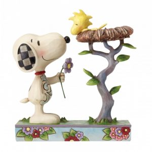 Jim Shore Peanuts Snoopy & Woodstock in Nest Figurine