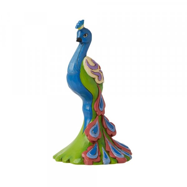 Jim Shore Heartwood Creek Peacock Mini Figurine