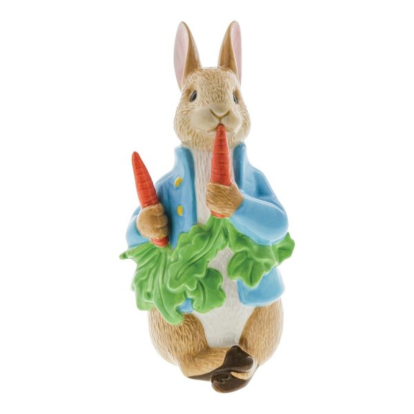 Beatrix Potter Peter Rabbit with Radishes Porcelain Figurine - Limited Edition