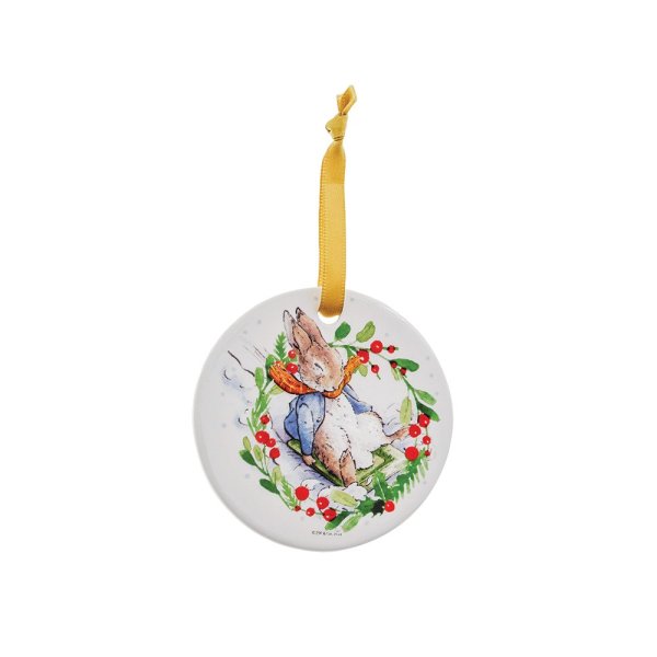 Beatrix Potter Peter Rabbit Ceramic Hanging Ornaments (Set of 4)