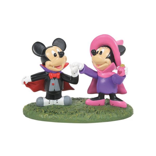 D56 Disney Mickey & Minnie's Costume Fun Figurine