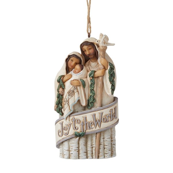 Jim Shore Heartwood Creek Holy Family Hanging Ornament