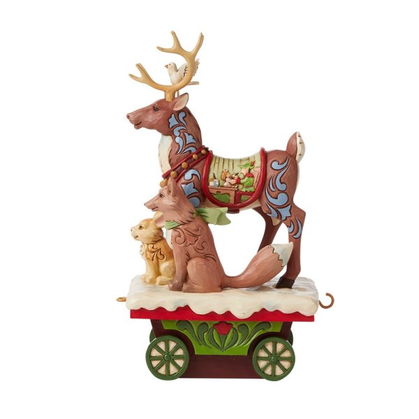 Jim Shore Heartwood Creek Reindeer Train Car