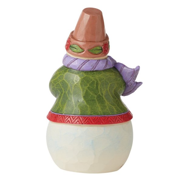 Jim Shore Heartwood Creek Pint Sized Snowman Poinsettia