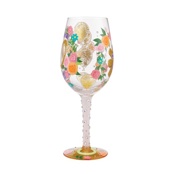 Lolita Happy 70th Birthday Wine Glass