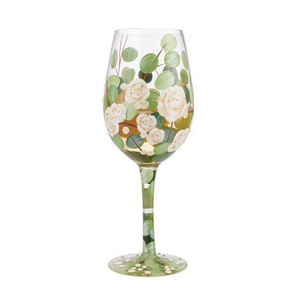 Lolita Bouquet in Bloom Wine Glass