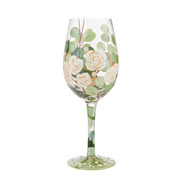 Lolita Bouquet in Bloom Wine Glass