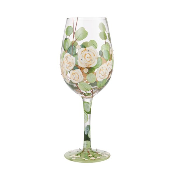 Lolita Bouquet in Bloom Wine Glass