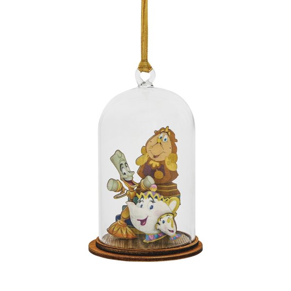 Enchanting Disney Loyal Servants (Mrs Potts, Chip, Cogsworth, Lumiere Ornament