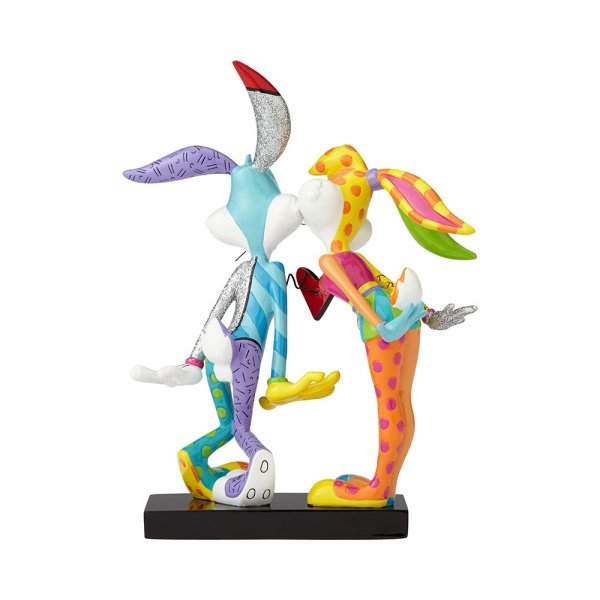 Britto Looney Tunes Lola Kissing Bugs Bunny Figurine