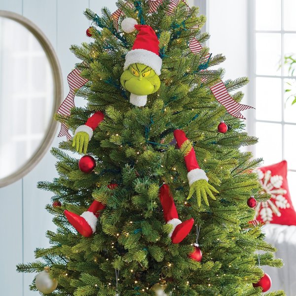 Possible Dreams Grinch in a Cinch Tree Topper