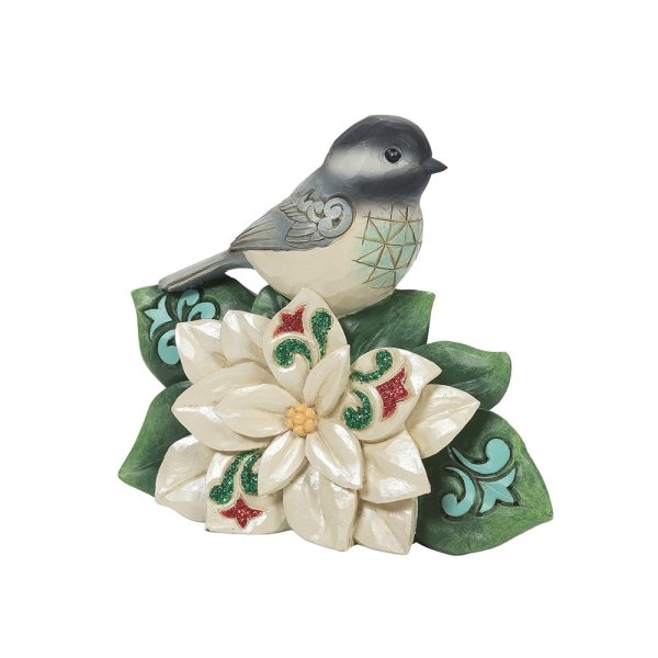 Jim Shore Heartwood Creek Christmas Chikadee Figurine