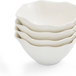 Set of 4 Portmeirion Sophie Conran Floret Cream All Purpose Bowl