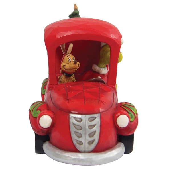 Jim Shore The Grinch in Red Truck Figurine