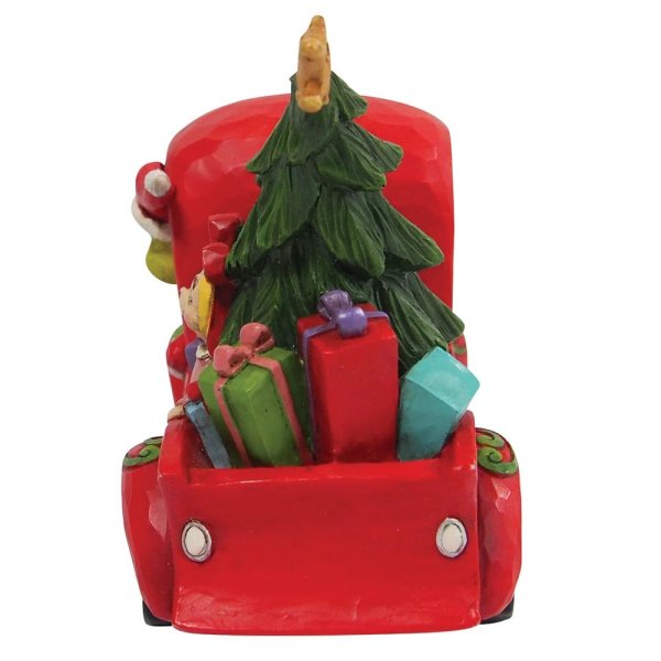 Jim Shore The Grinch in Red Truck Figurine