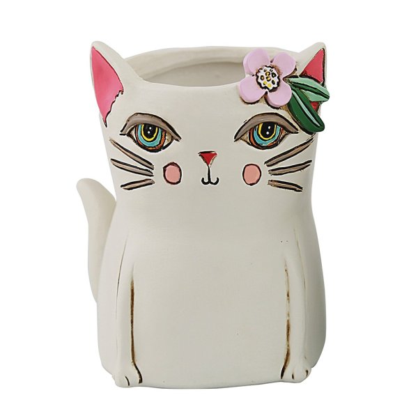 Allen Designs Baby Pretty Kitty Planter