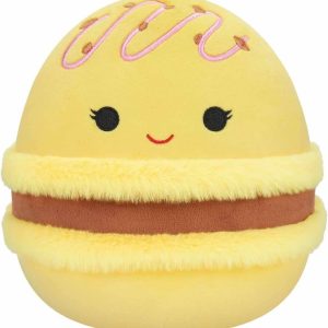 Squishmallows 7.5-Inch Visconti the Lemon and Chocolate Macaron