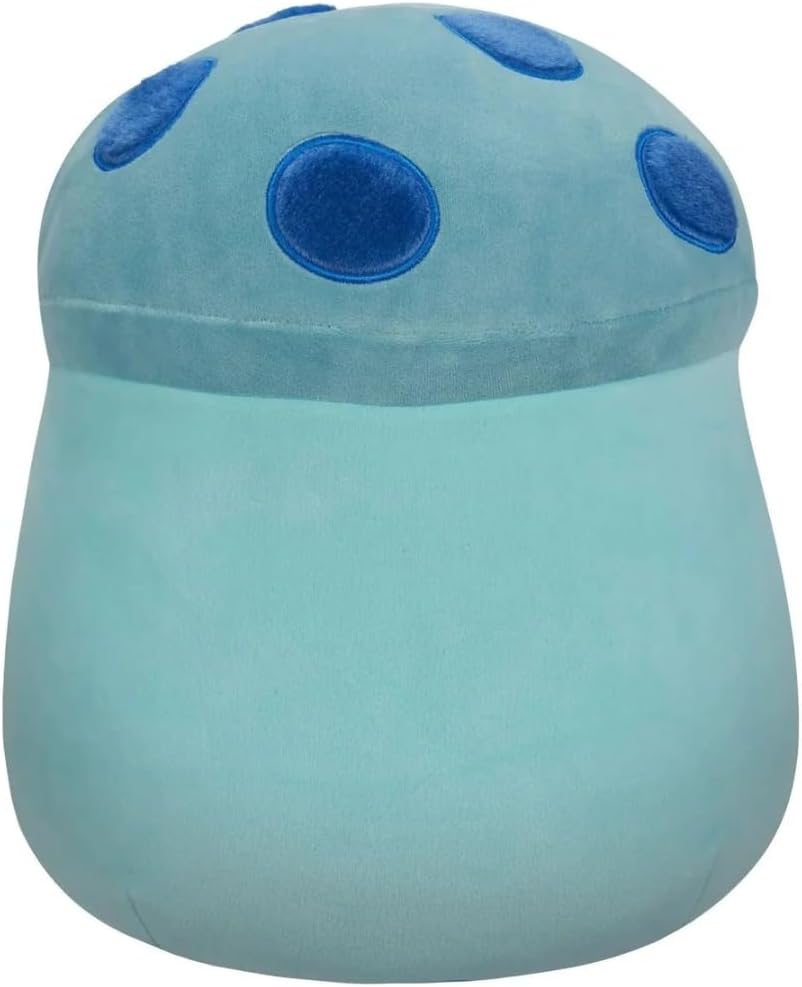 Squishmallows12" Ankur-Teal Mushroom with Blue Fuzzy