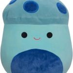 Squishmallows12" Ankur-Teal Mushroom with Blue Fuzzy